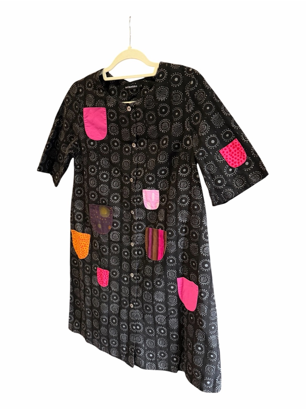 MARIMEKKO Kihlatasku Dress Takki Pocket Coatdress Nadja Print 36 6 - Picture 6 of 16